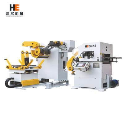 China Building material stores 3 in 1 feeding line uncoiler automatic stator decoiler stator sheet coil combo driver for sale