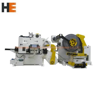 China Saving Requirements Decoiler Stator NC Servo Driver Machine 3 In 1 Automatic Coil Feeding Equipment For Metal Stamping for sale