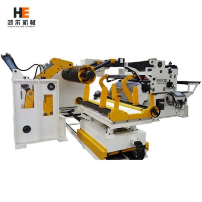 China Automobile Accessory Pressing Line 3 in 1 Sheet Metal Coil Uncoiler Steel Leveler NC Servo Driver Machine Working with Press for Metal Stamping Line for sale