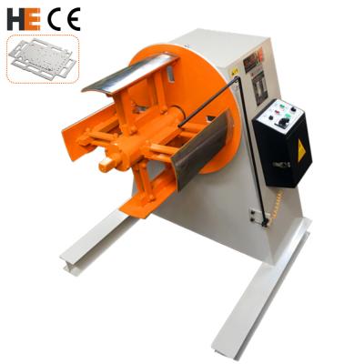 China Garment Shops Steel Sheet Metal Manual Automatic Decoiler Light Duty Unreeler Machine Stands Equipment for sale