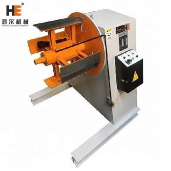 China Material of Construction Shops Excellent Quality Manual Pull-out Single Coil Type Reels Decoiler Machine Precision Uncoiler Steel Coil Carrying System for sale