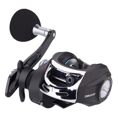 China Cheapest Haroi carrete de pesca TT101 7.3:1 EVA casting baitcaster high speed reel metal sea fish method fishing reel fishing reel baitcasting for sale