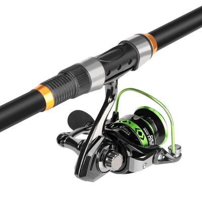 China Outdoor Sports Fishing Haroi Carbon Fiber Big Game Spinning Fishing Rod and Reel Combo Set Fishing Kit Fishing Rod with Reel PESCA for sale