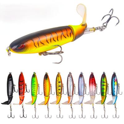 China Haroi surface tractor pencil bait simulation fake bait plastic hard imitation with hook fishing lure XY-507 for sale