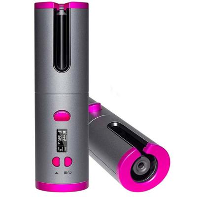 China Factory Wholesale 80 Min Hot Sale USB Rechargeable Radio Wireless Automatic Curling Hair Curler For Hair for sale