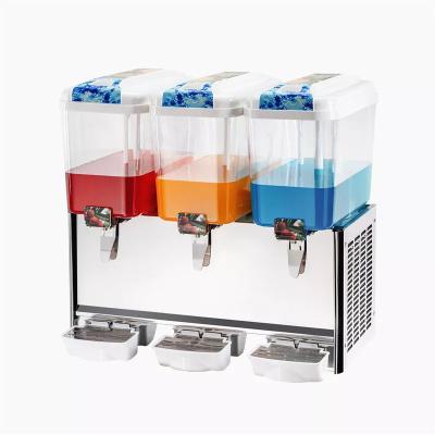 China Retail Restaurant Hotel Buffet OEM Customized Hot Cold Drink Juice Beverage Machine Wholesale Commercial Dispenser 18L Jar Retail Buffet Three Dispenser Hotel Restaurant for sale