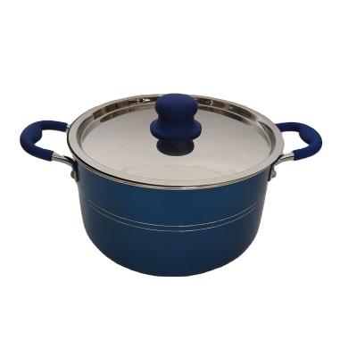 China Sustainable Professional Manufacturer Basic Kitchen Forged Aluminum Cooking Pot With Removable Handle for sale