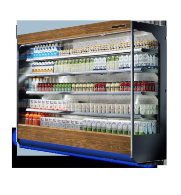 China Single-temperature Hot Sale Three-dimensional Display Cabinet Refrigerator Fruit Vegetable Multi-deck Open Refrigerator for sale