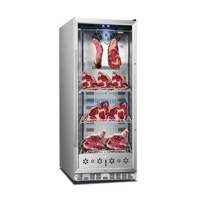 China Single-temperature 380L commercial factory customized l ager beef refrigerator dry beef cooler for sale