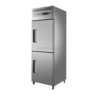 China Single-temperature 304 Stainless Steel Solid 1000L 4 Door Meat Feozen Food Restaurant Deep Chest Freezer for sale