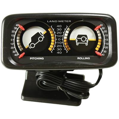 China Dual Universal Auto Car Inclinometer Inclinometer Car Adjustment Slope Land Meter In Finish Black Pickup Truck Heavy Truck for sale