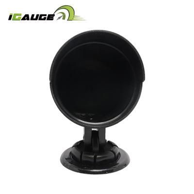 China Car 52mm Universal Black Plastic Mount Holder Dash Mount Auto Car Lug Meter Measuring Holder Cup With Cap for sale