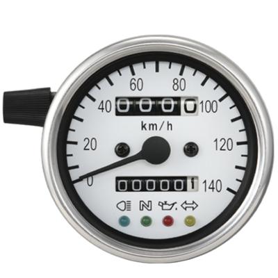 China White Motorcycle 60mm Face LED Motorbike Tachometer Gauge for sale