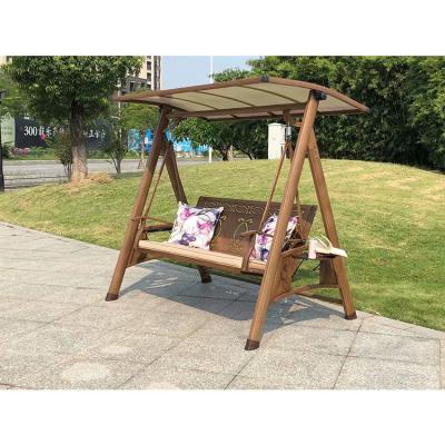 China Modern Custom Solar Outdoor Patio Swing Garden With Led Outdoor Hotel Garden Swing Furniture for sale