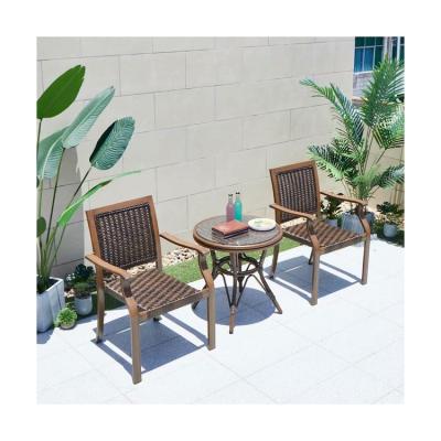 China Hot Selling Retro Style Garden Terrace Modern Hot Classic Leisure Furniture Outdoor Leisure Dining Chair for sale