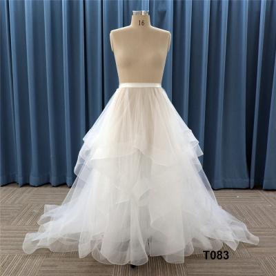 China 2020 Anti-Static Tulle Dress Detachable Skirt Soft Tulle Dresses Wedding for sale