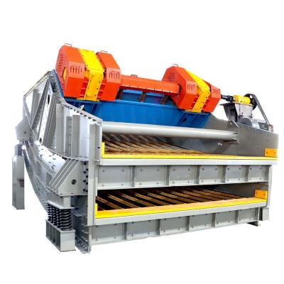 China Sturdy And Durable Heavy Duty Banana Vibrating Screen Machine For Lime / Gravel / Copper Ore for sale