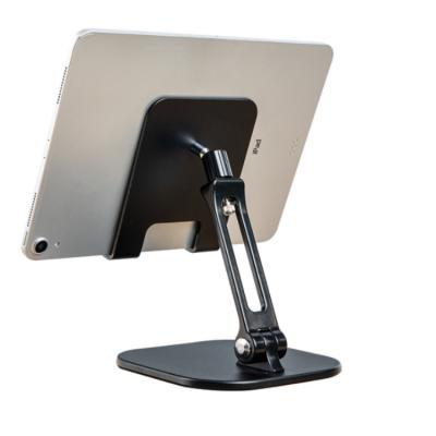 China High Quality Mobile Tablet Stand Folding Tablet Frame Mobile Phone Zinc Alloy Adjustable Stand Metal Online Class Office Displaying Support for sale