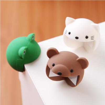 China Silicone Kids Corner Cushion Table Bumper Corner Table Protector Adhesive Desktop Sticky Fancy Animal Creative Kids Protector for sale