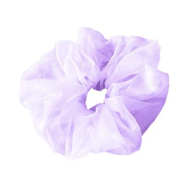 China E1721 Super Size Fashion Hair Accessories Women Girls Scrunchies Light Up Elastic Hair Ties Scrunchy Ponytail Holder Gauze LED Headbands for sale