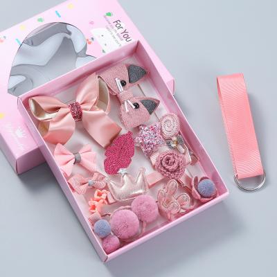 China Q880 Fashion Babies Ponytail Holder Gift For Teens Toddlers In Box Pretend To Play Cute Hair Ties Bows Elastic Hair Bands for sale