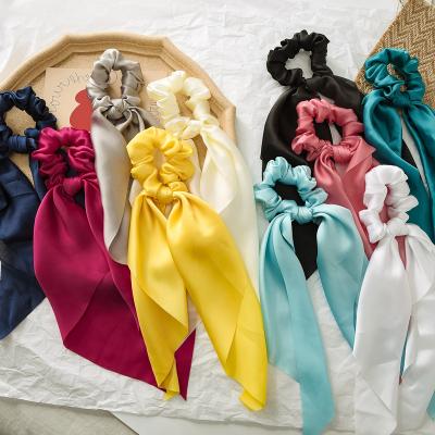 China D2346 Korea fashion hair accessories women girl bow headband satin ribbon hairband headbands for sale