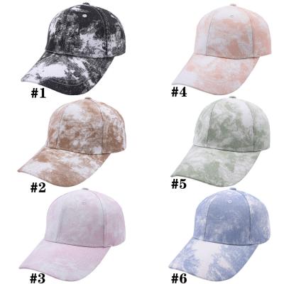 China DDA2333 JOINT Custom Men's Printed Snapback Sport Caps Trucker Dad Hat Women Tie Dye Colorful Baseball Caps Cotton Washed Adjustable for sale