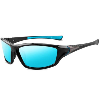 China Custom Sports Sunglasses Q1387 Logo Mens Shades Anti Glare Fishing Cycling Driving Sport Polarized Sunglasses for sale