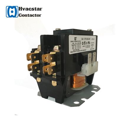 China Hecheng 1 Functional Electric Cheap Price Pole Magnetic Contactor, SA Series Electric Air Condition Contactor SA-1P-30A-24V for sale