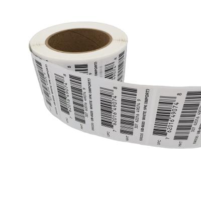 China Voucher Viscosity Sticker Custom Logo Barcode Stickers Paper Labels For Packaging for sale