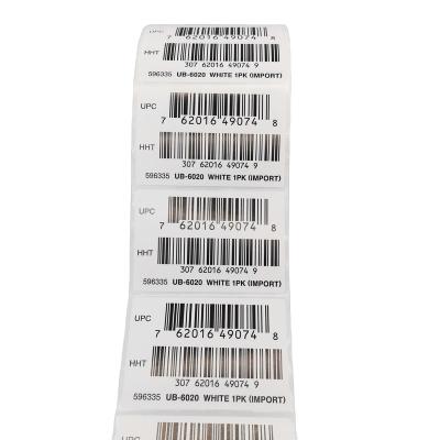 China Good Viscosity Custom Sticker Oil Resistant Barcode Weighing Label Printing for sale