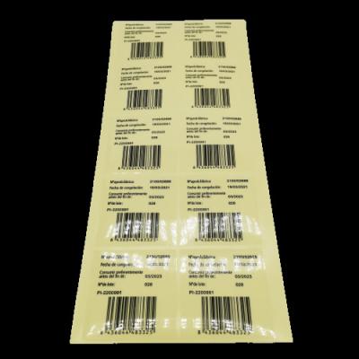 China Good Viscosity China Manufacturer Oil Resistant Self Adhesive-Barcode-Labels Security for sale