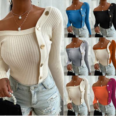 China 2021 Fashion Drop Shipping PZF ST20219 QUICK DRY Patchwork Drop Long Sleeve Sweaters For Women for sale