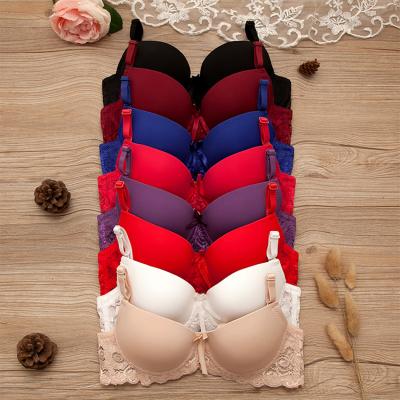 China 7 Color Seamless Underwear Fashion Plus Size Bra Ladies Breathable And Regenerative Lace for sale