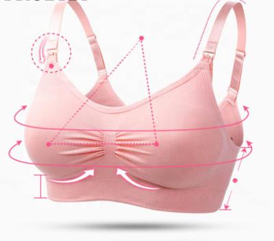 China Maternity Breastfeeding Bra Comfortable Maternity Breastfeeding Bra Selling Mom Bra Daily Seamless Wireless Hot Wholesale Antibacterial for sale