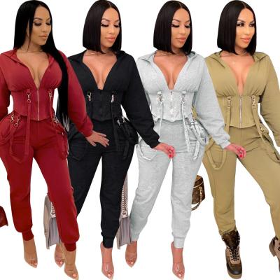 China Designer Women Joggers Suits Set Women's Breathable Clothing 2 Pieces Set Women Joggers Suits Set With Hoodies Sweatsuit for sale