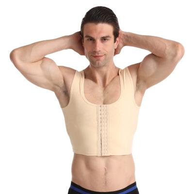 China ZEROBODYS QUICK DRY W013 Fajas Para Hombres Slimming Body Shaper Corset Compression Shirts Weight Loss Skin Gynecomastia Chest Vest for sale