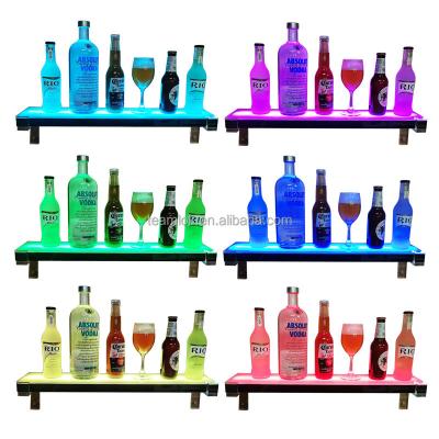 China Easy Installation LED Liquor Bottle Display Stand 4.75