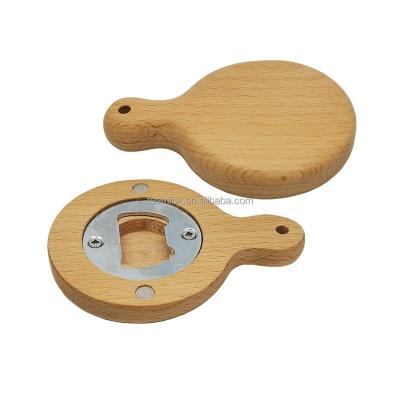 China Viable Wholesale Cheap Wooden Beer Bottle Opener for sale