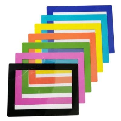 China Self Adhesive Plastic Business Wall Picture Frame|4x6 5x7 6x8 Windows Magic Picture Frame, Multi Colors Picture Frame for sale