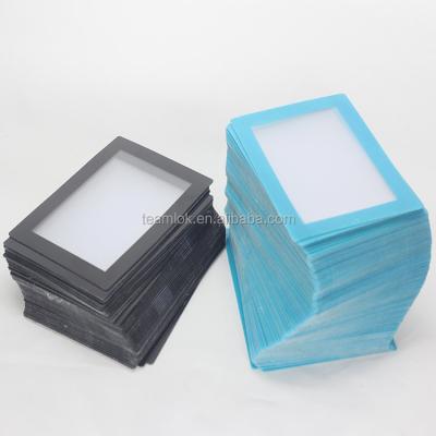 China Custom Self Adhesive Photo Paper Frame 8.5x11Inch Reusable Business PVC Self Adhesive Plastic Picture Frame for sale