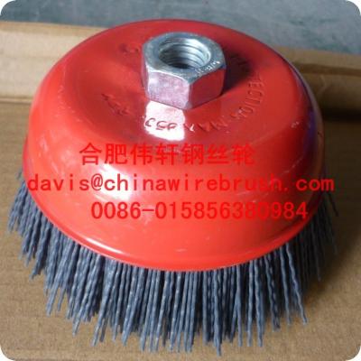 China 4 inch Abrasive cup brush for sale