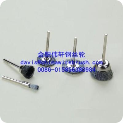 China Soft Mounted Wheel Bristle Mini Brush for sale