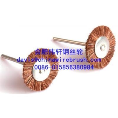 China Mini Brass Brushes With Mandrel for sale