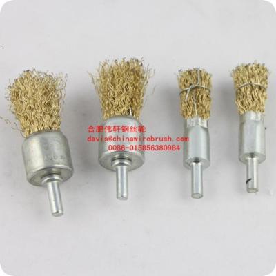 China Brass-coated Wire End Brushes for sale