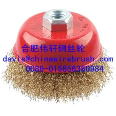 China Crimped Wire Cup Brushes for sale