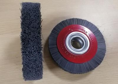 China Long Service Life 6 inch Abrasive bristle Industrial Nylon Wheel Brush for deburring for sale