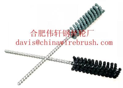 China Sturdy Boron Carbide 160mm Flexible Ball Style Hone Brush / Diamond Honing Brush for sale