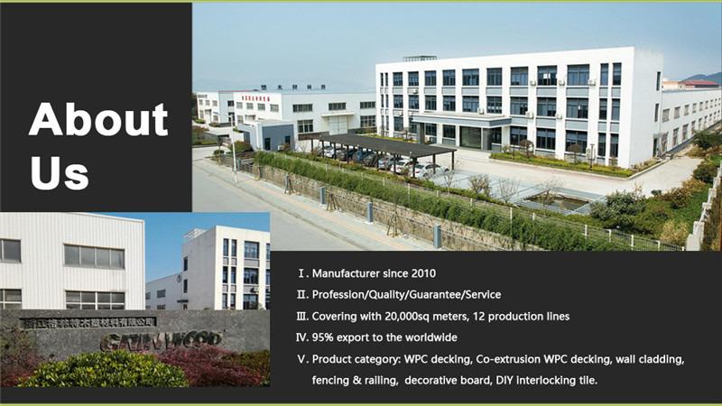 Verified China supplier - Zhejiang Grinwood Wpc Material Co., Ltd.