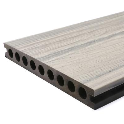 China New Teak Waterpoof Decoration Exterior Flooring Composite Materials Wpc Modern Wood Plastic Wood Composite Wpc Decking for sale